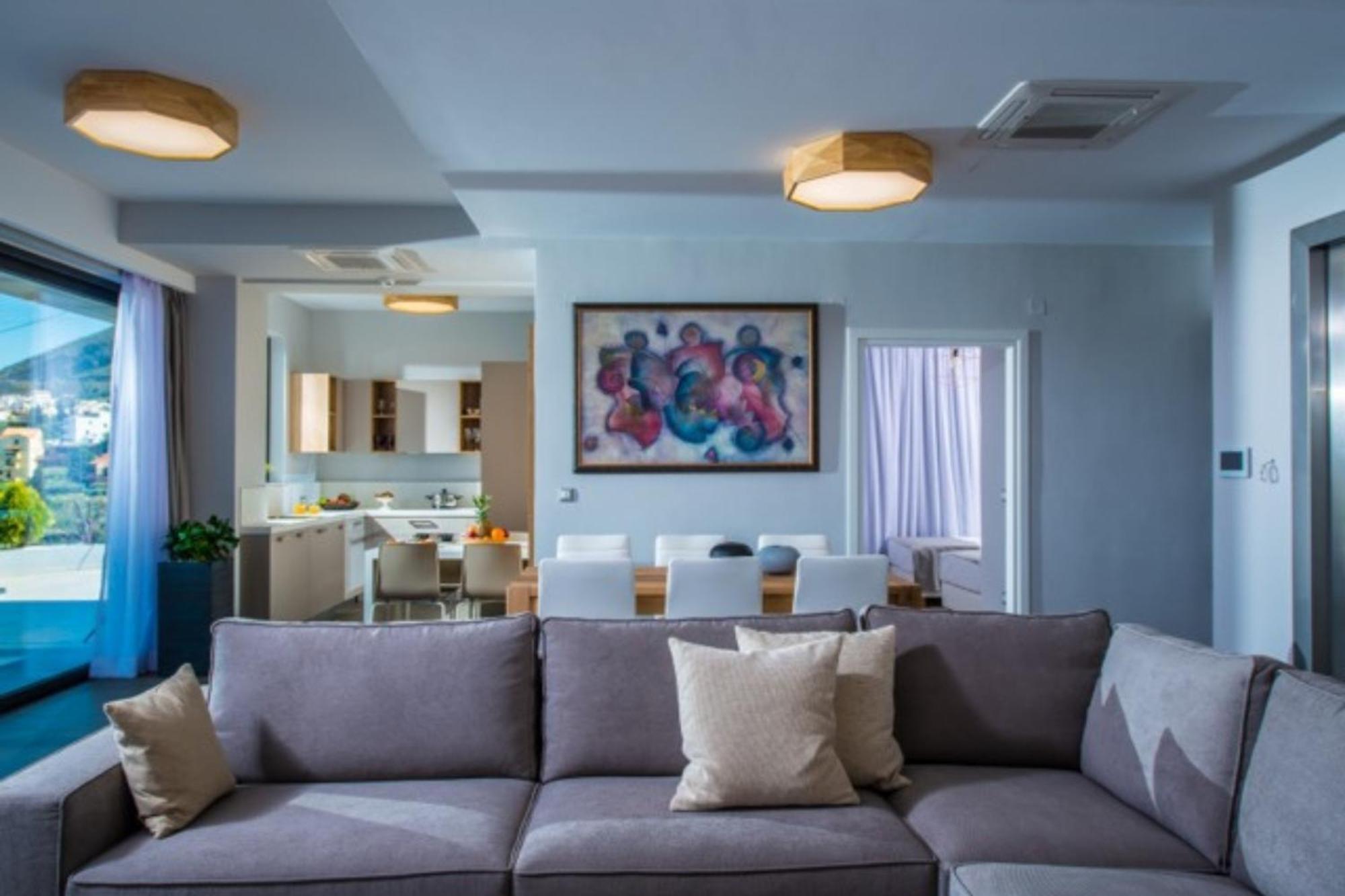 Orama Luxury Villa 4 Bedrooms With Private Pool Hersonissos  Exterior foto