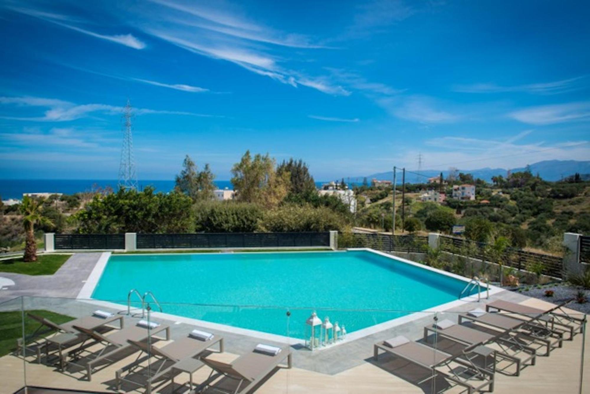 Orama Luxury Villa 4 Bedrooms With Private Pool Hersonissos  Exterior foto